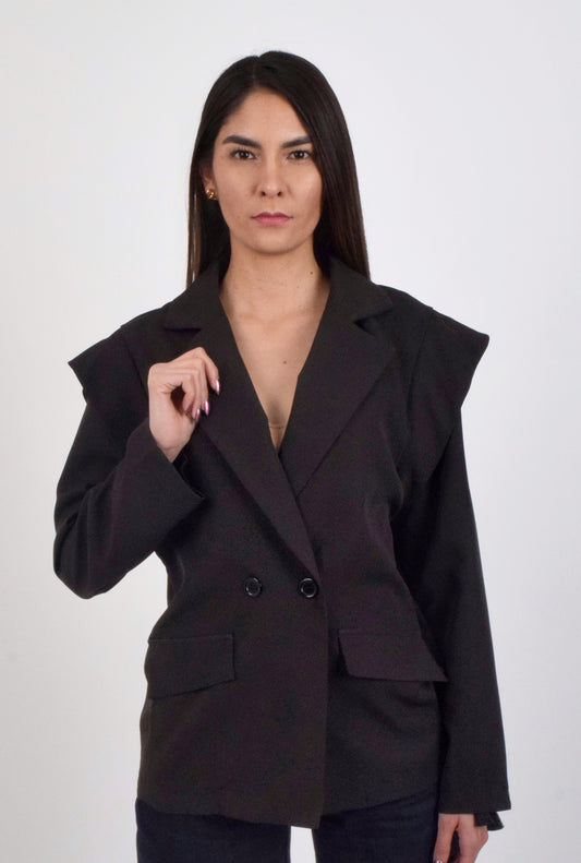 Renata Saco Negro de Vestir